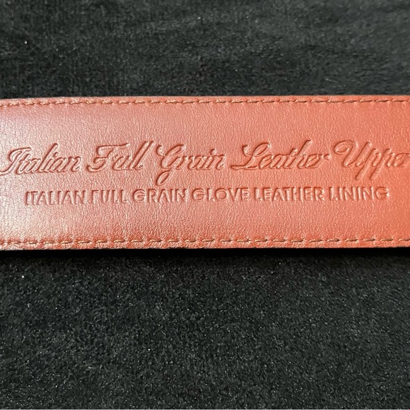 Daniel Cremieux Men’s Italian Full Grain Leather Belt Size 34 - Picture 6 of 9